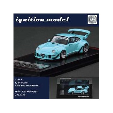 Porsche RWB 993 blue green...