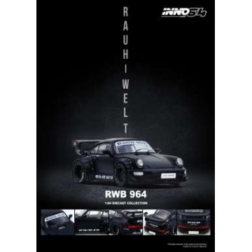 Porsche RWB 964 black matt...