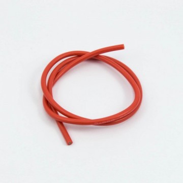 CABLE SILICONA ROJO 14AWG...