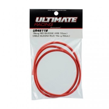CABLE SILICONA ROJO 14AWG...