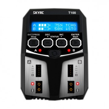 CARGADOR T100 DUO LIPO2-4S...