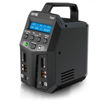 CARGADOR T200 DUO LIPO 1-6S...