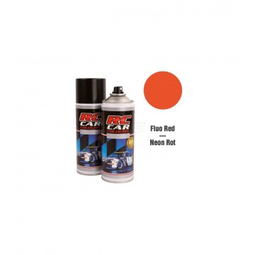 SPRAY ROJO FLUOR RC CAR...