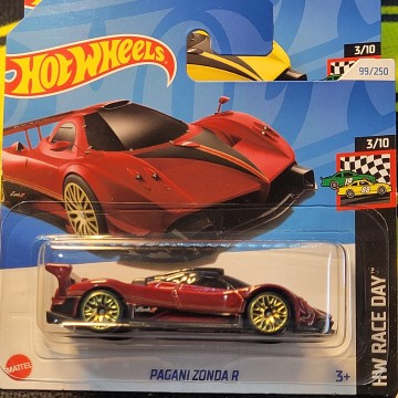 PAGANI ZONDA R ROJO HOT WHEELS