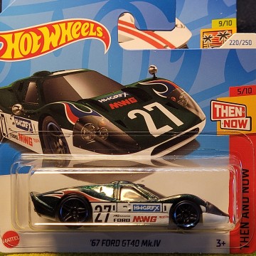 67 FORD GT40 MK IV HOT WHEELS