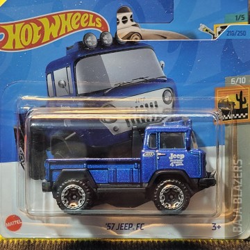 57 JEEP FC AZUL HOT WHEELS