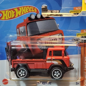 57 JEEP FC ROJO HOT WHEELS