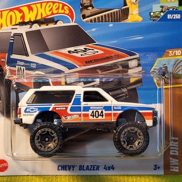 CHEVY BLAZER 4X4 HOT WHEELS