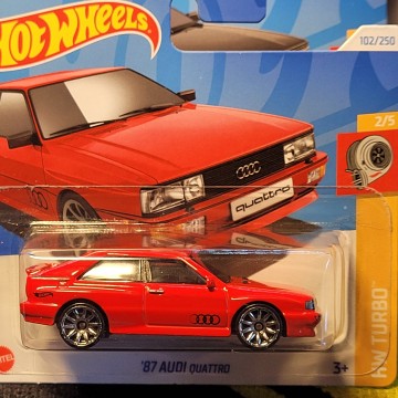 87 AUDI QUATTRO ROJO HOT...