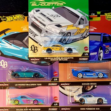 SILHOUTTES HOT WHEELS...
