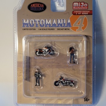 MOTOMANIA 4 FIGURAS Y MOTOS...