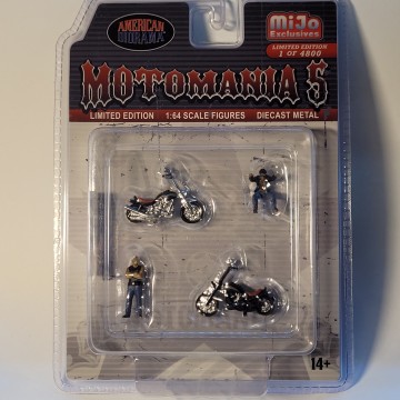 MOTOMANIA 5 FIGURAS Y MOTOS...