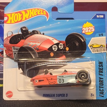 MORGAN SUPER 3 ROSA HOT WHEELS