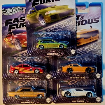 FAST AND FURIOUS HOT WHEELS...