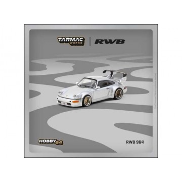 Porsche 964 RWB Silver Tarmac